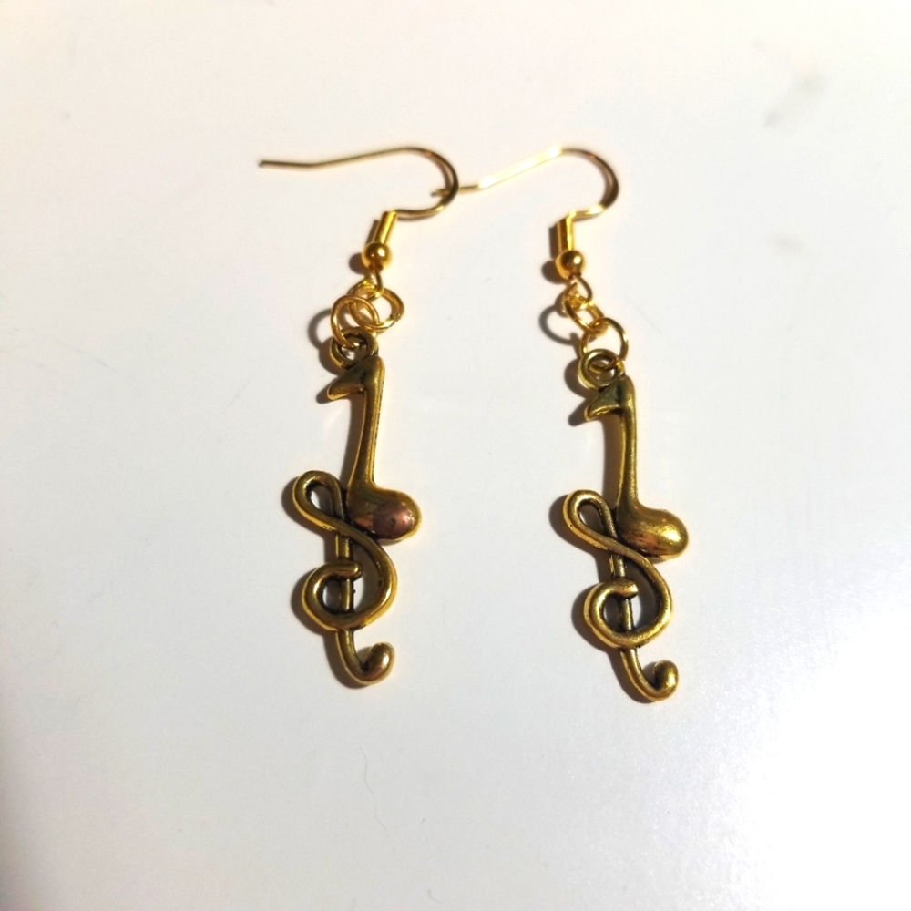 Music Note Earrings